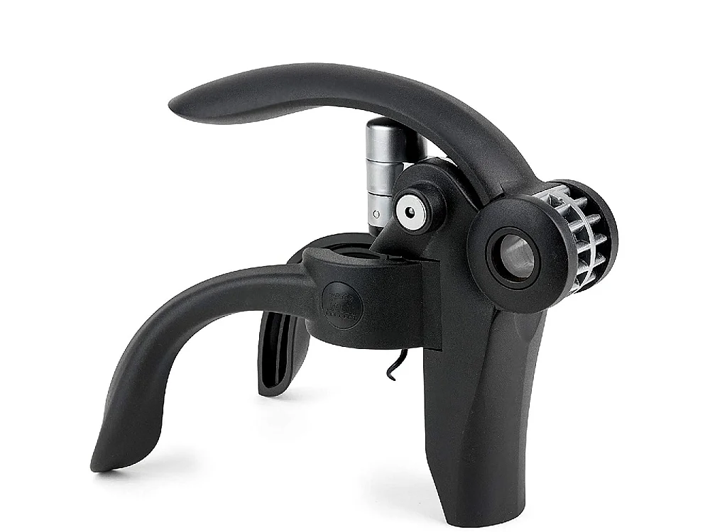 Tire-bouchon à levier noir avec coupe-capsule 14 cm Baltazar Dark