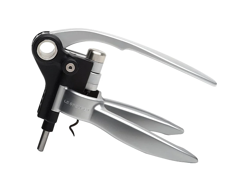 Tire-bouchon à levier et coupe-capsule