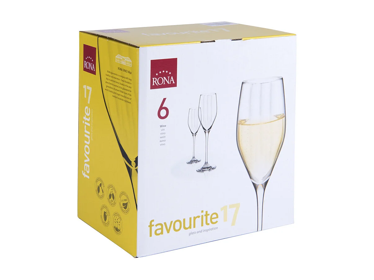 Flûte à Champagne Favourite Optic 17 cl (lot de 6)