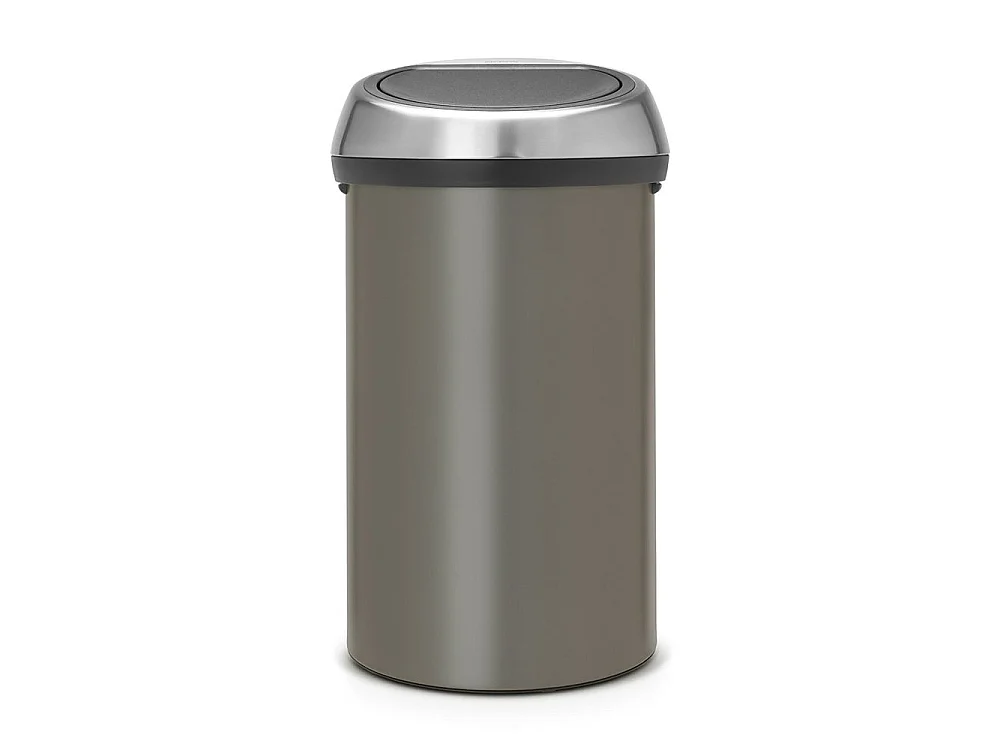 Poubelle Touch Bin 60 l platinum Code H