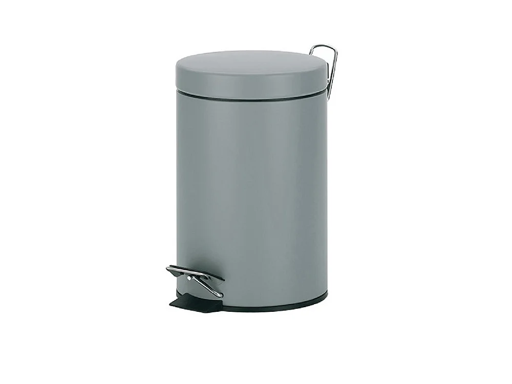 Poubelle Monaco gris clair 3L