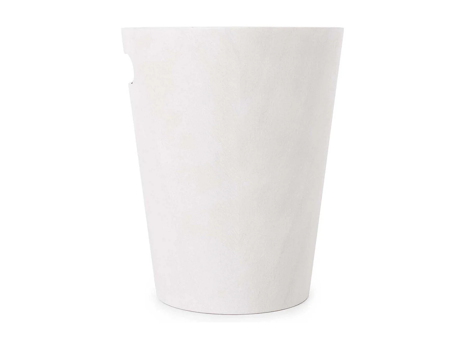 Corbeille à papiers en bois 7,5L blanc Woodrow