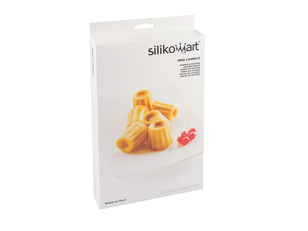 Moule en silicone 18 mini canelés 3,5 cm