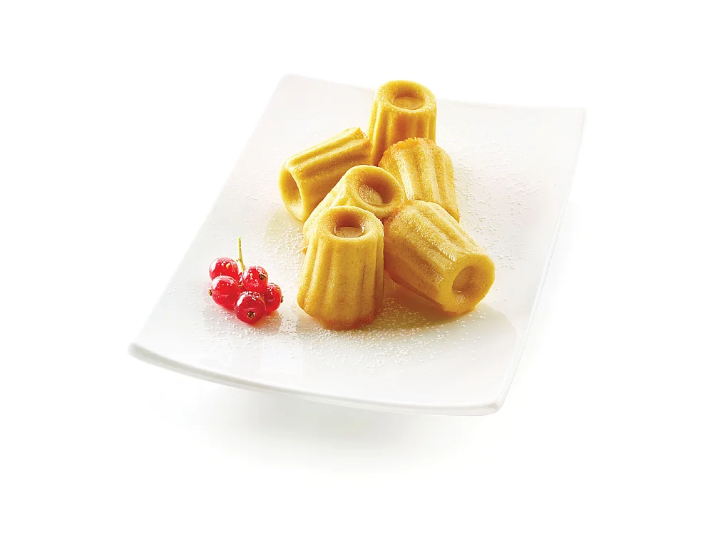 Moule en silicone 18 mini canelés 3,5 cm