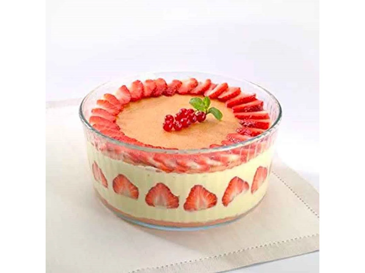 Molde de souffle para horno Classic Pyrex redondo vidrio Ø21x10 cm