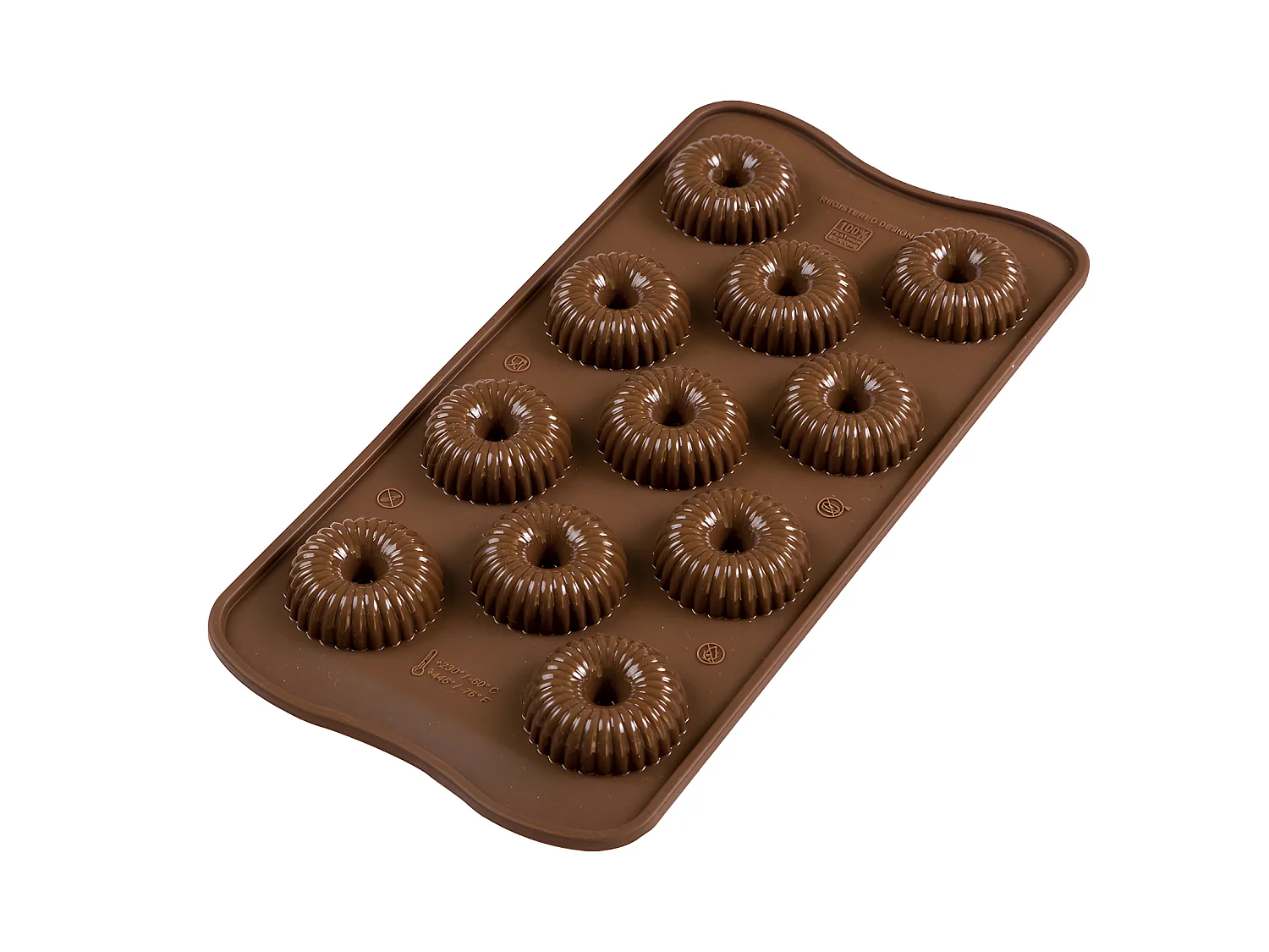 Moule en silicone pour 11 Choco Crown 3 cm