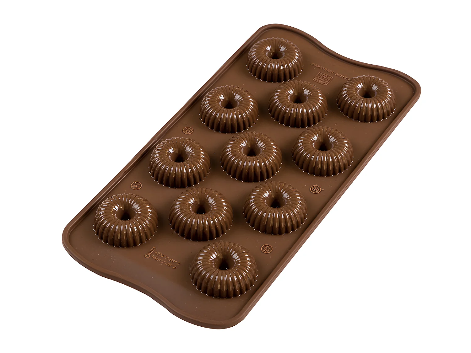 Moule en silicone pour 11 Choco Crown 3 cm