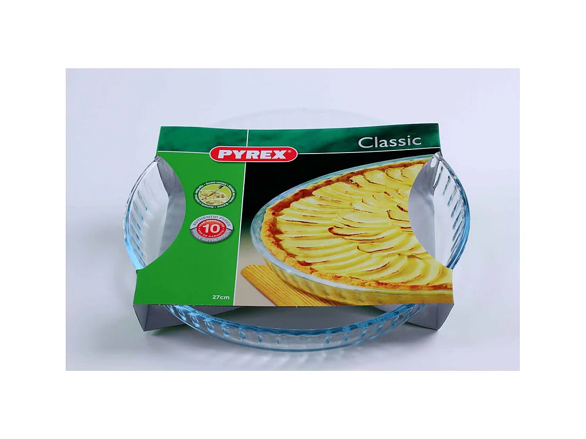 Molde de tarta para horno Classic Pyrex redondo vidrio Ø27,7x3,5 cm