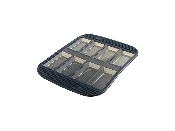 Moule pour 8 financiers en silicone