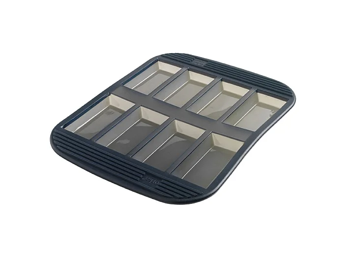 Moule pour 8 financiers en silicone