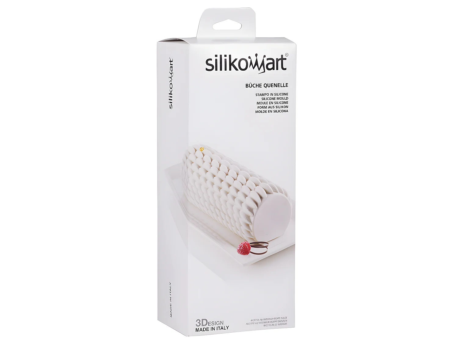 Moule bûche en silicone quenelle