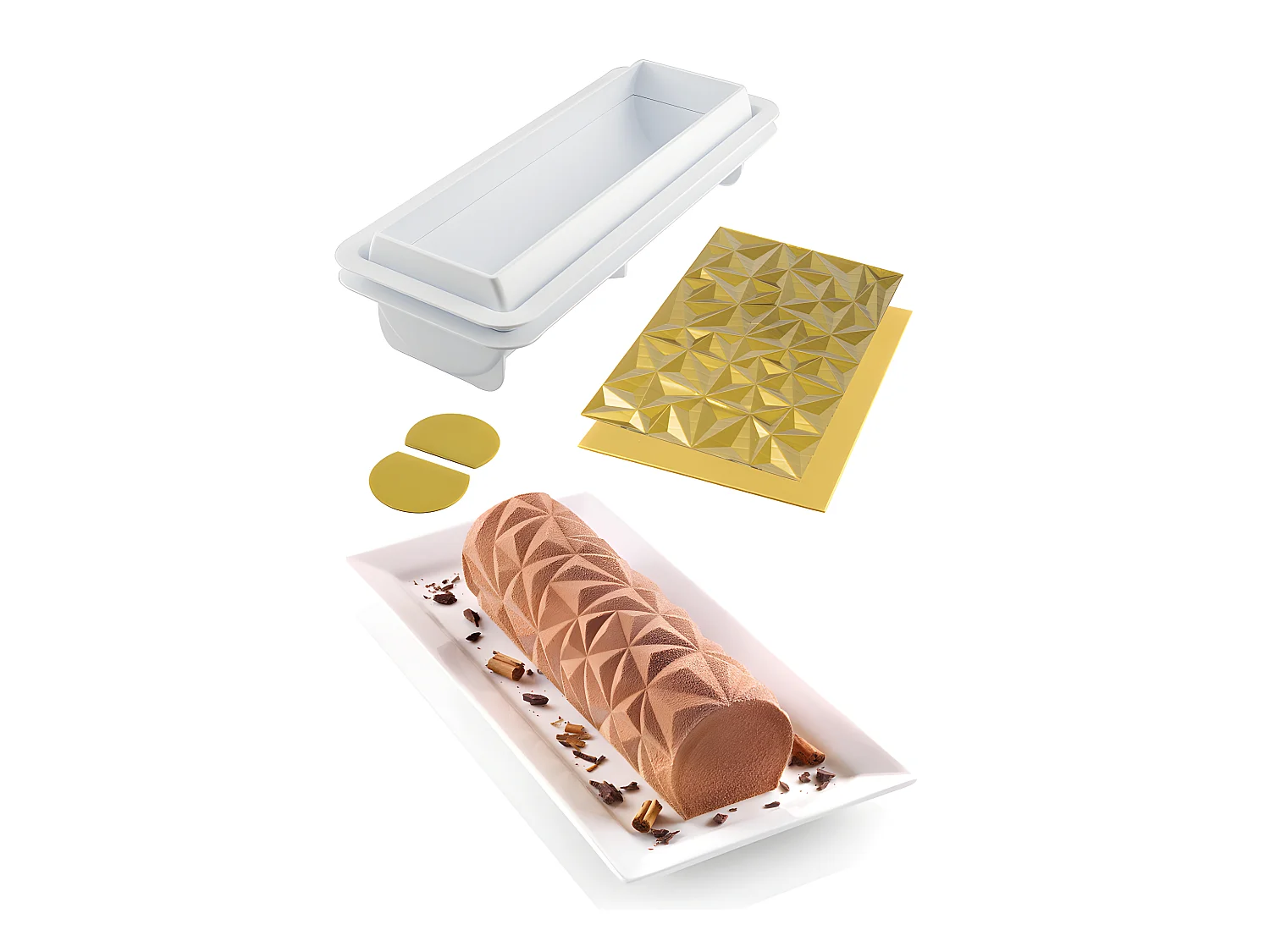 Kit buche Diamant 25 cm