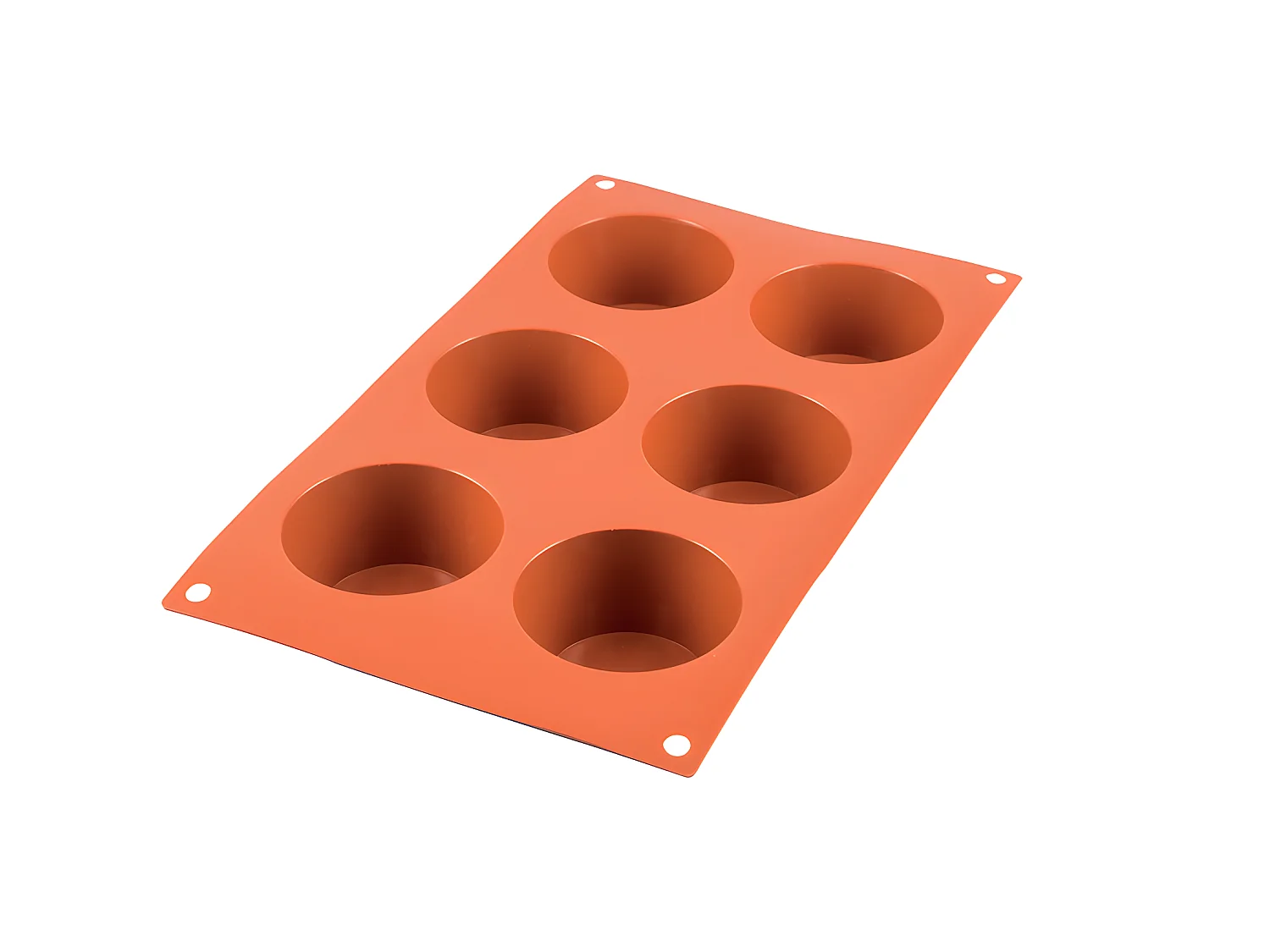 Moule en silicone 6 mini muffin 7 cm