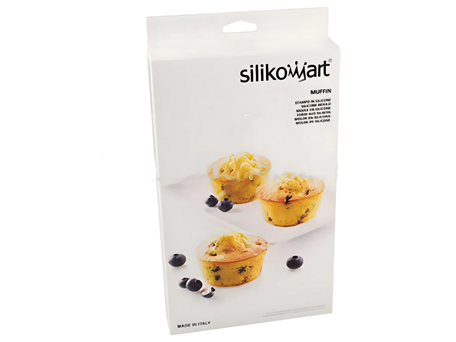 Moule en silicone 6 mini muffin 7 cm