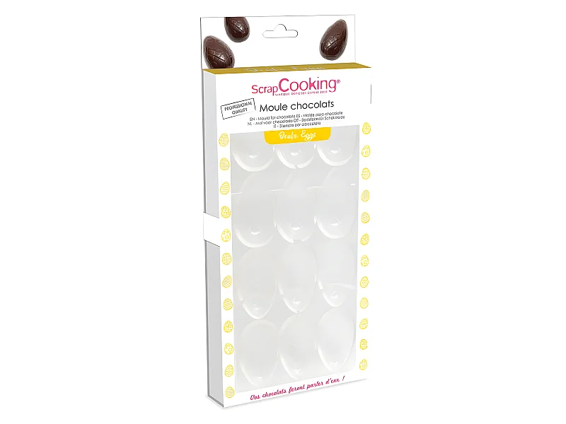 Moule à œufs en chocolat