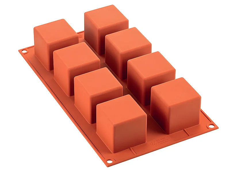 Moule en silicone 8 cubes 5x5 cm