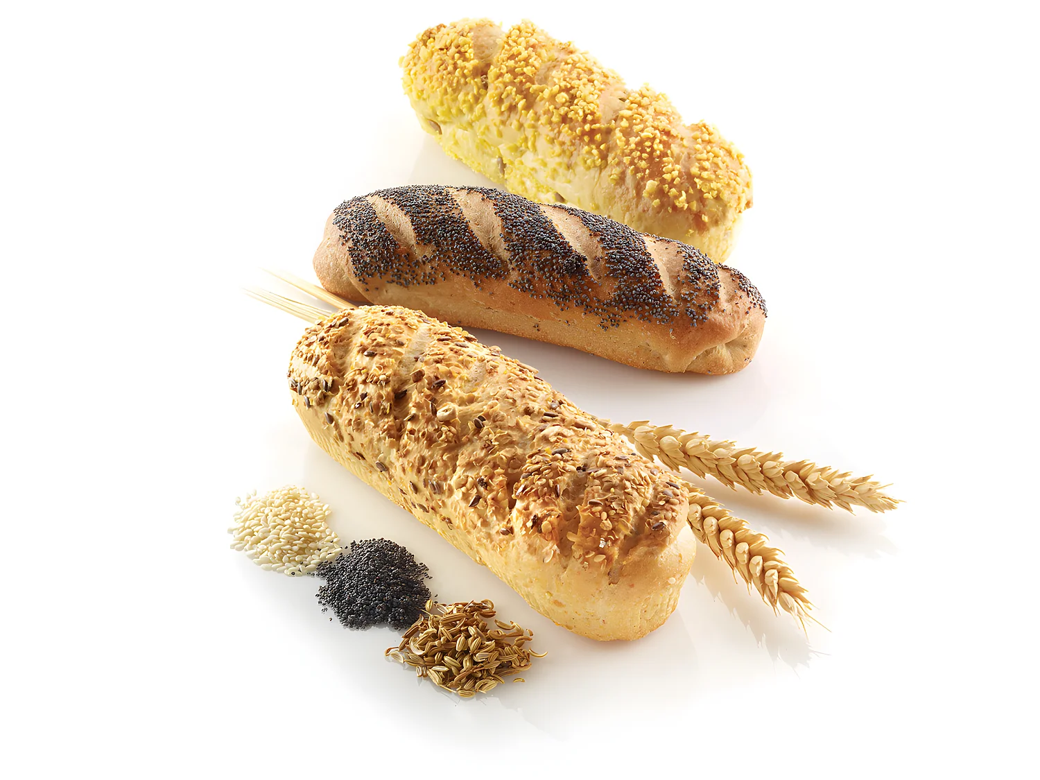 Moule 4 mini baguette 17x5,5 cm