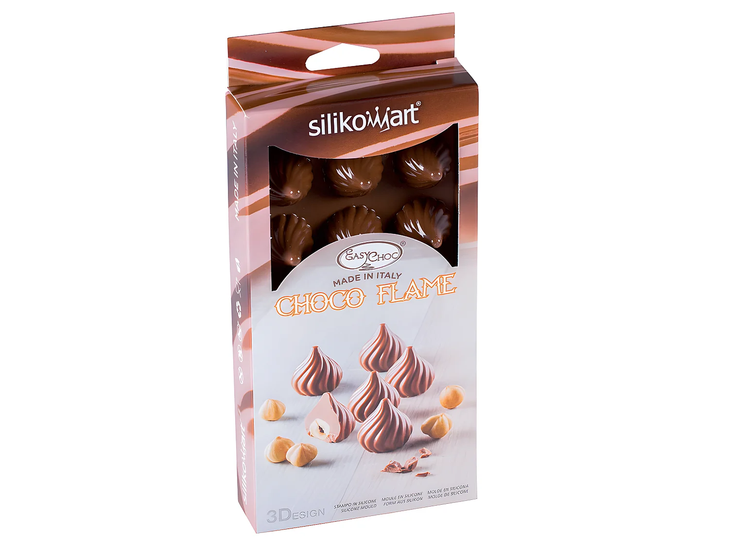 Moule en silicone pour 15 Chocoflame 2,7 cm