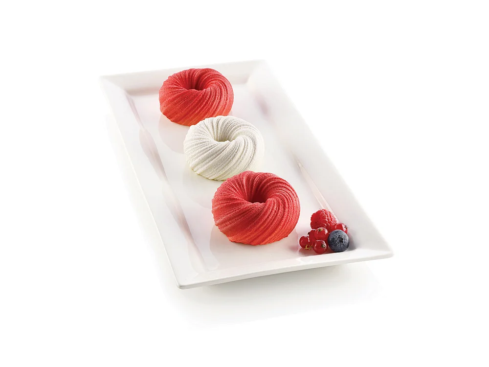 6 MINI INTRECCIO - MOULE SILICONE  D7.5/ H3.5CM