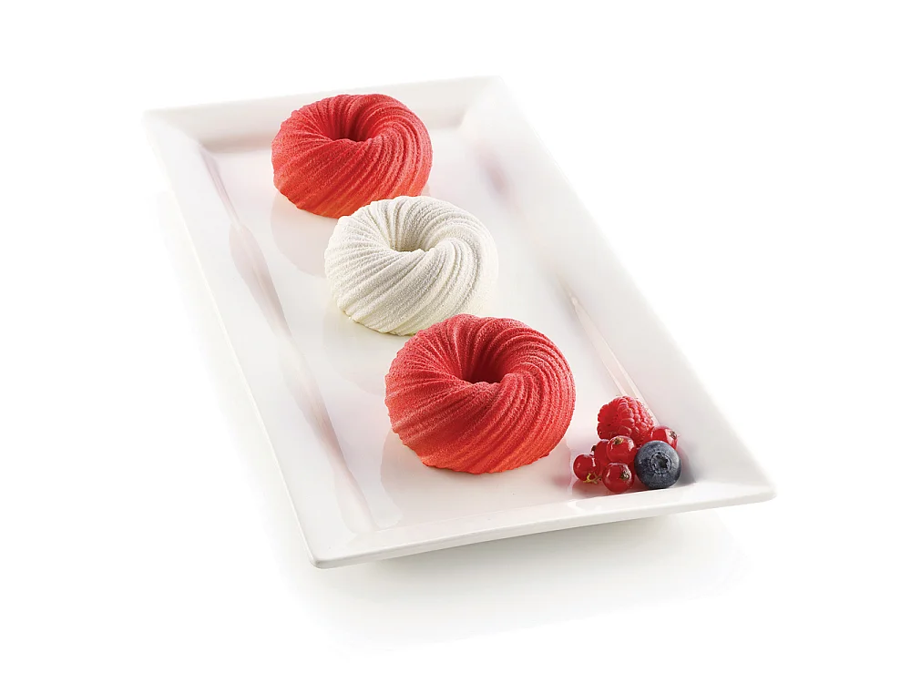 6 MINI INTRECCIO - MOULE SILICONE  D7.5/ H3.5CM