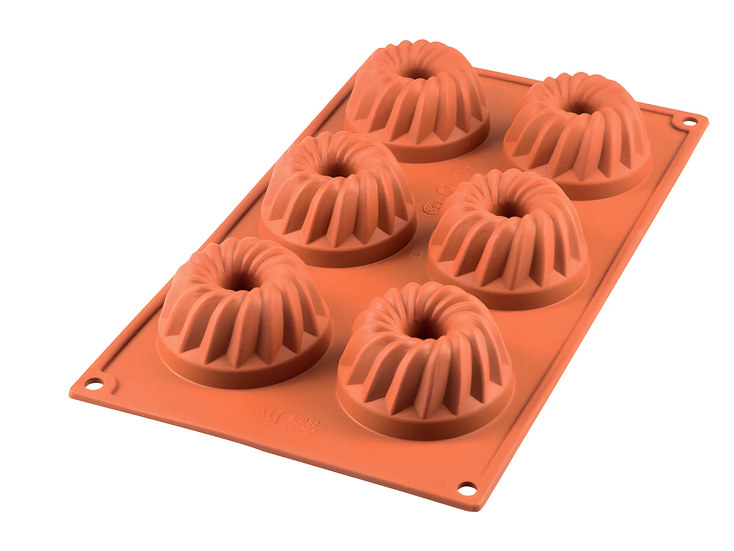 Moule silicone 6 mini kougelhopf 7 cm