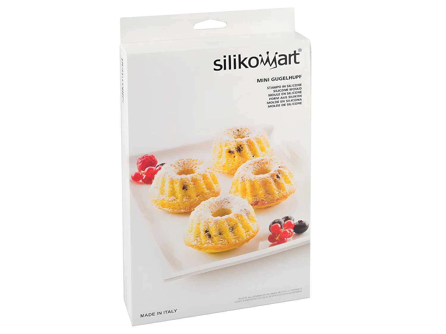 Moule silicone 6 mini kougelhopf 7 cm