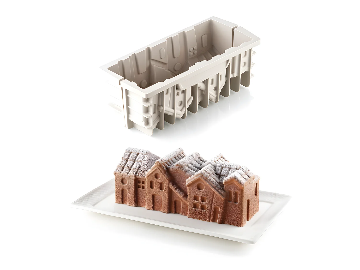 Kit bûche winter village