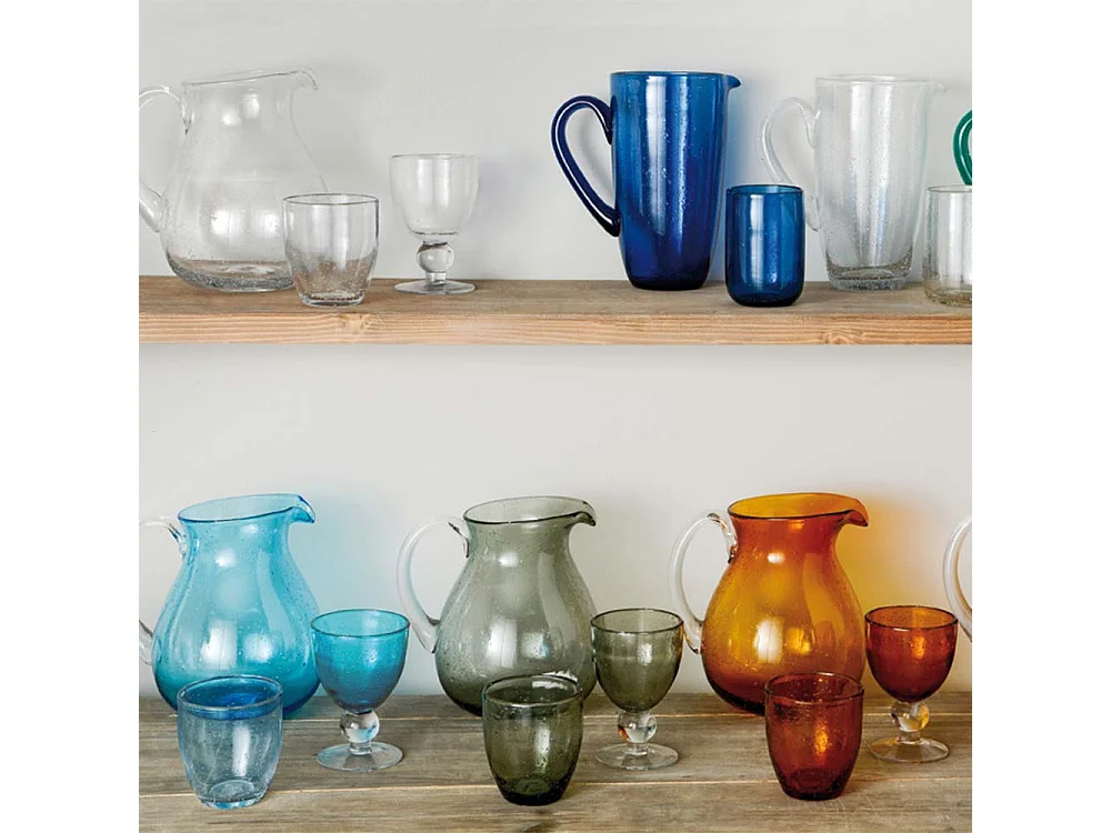 Verre à vin Bulle 24 cl gris (lot de 6)