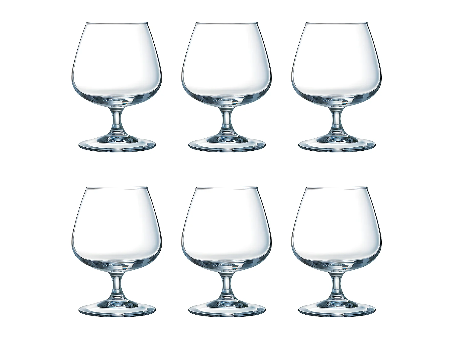 Boîte de 6 verres à pied World Spirit 25 cl