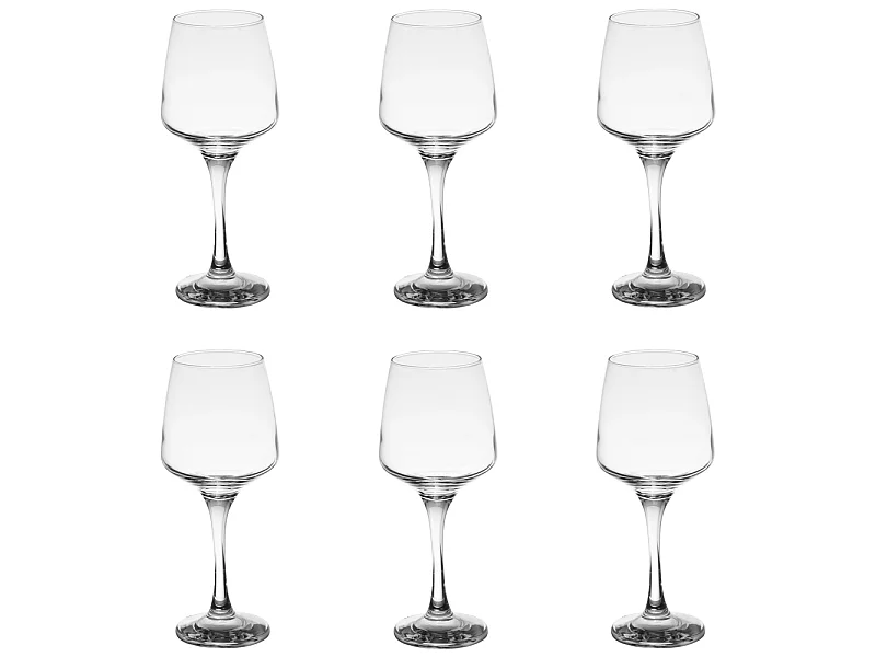 Boîte de 6 verres à eau lal 33 cl