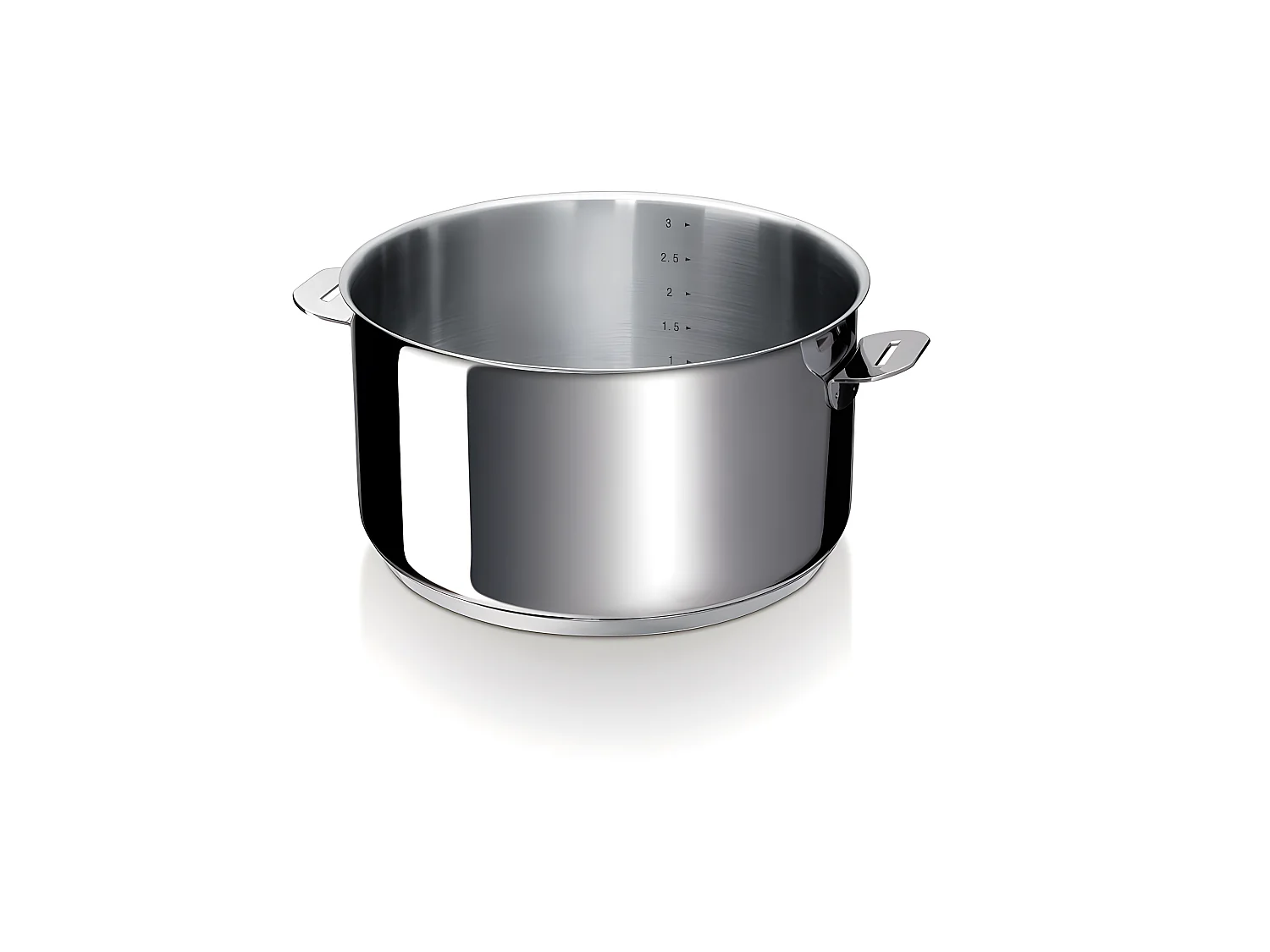 Corps de casserole Evolution 1,5 l en inox