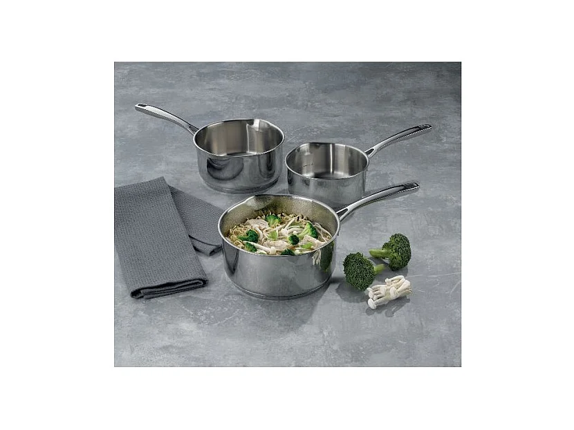 Set 3 casseroles inox