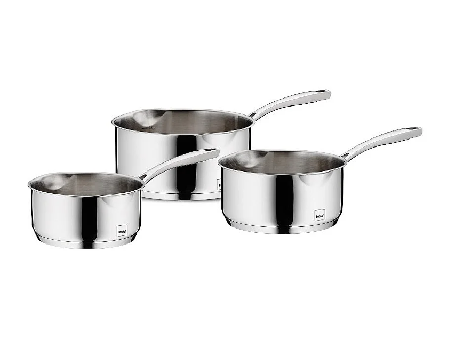 Set 3 casseroles inox