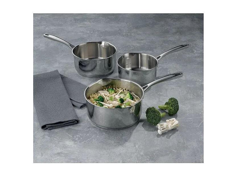 Set 3 casseroles inox