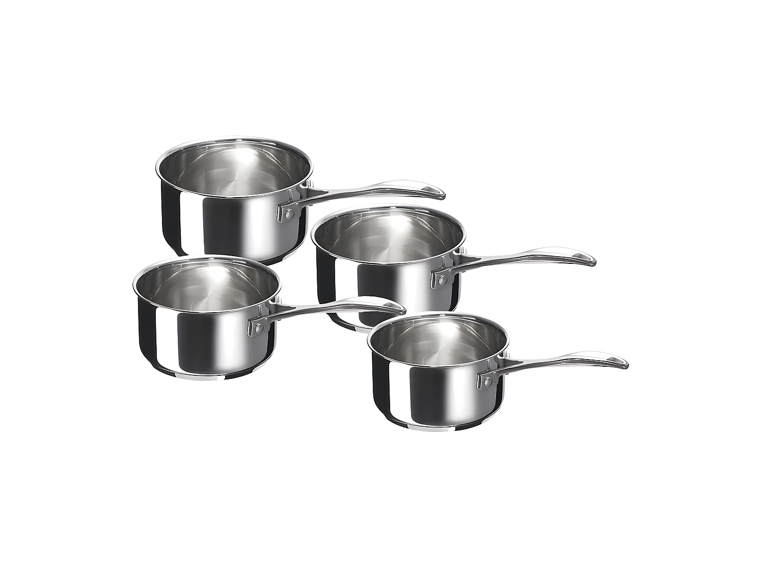 Beka Série de 4 casseroles inox 14/16/18/20cm - 12066984