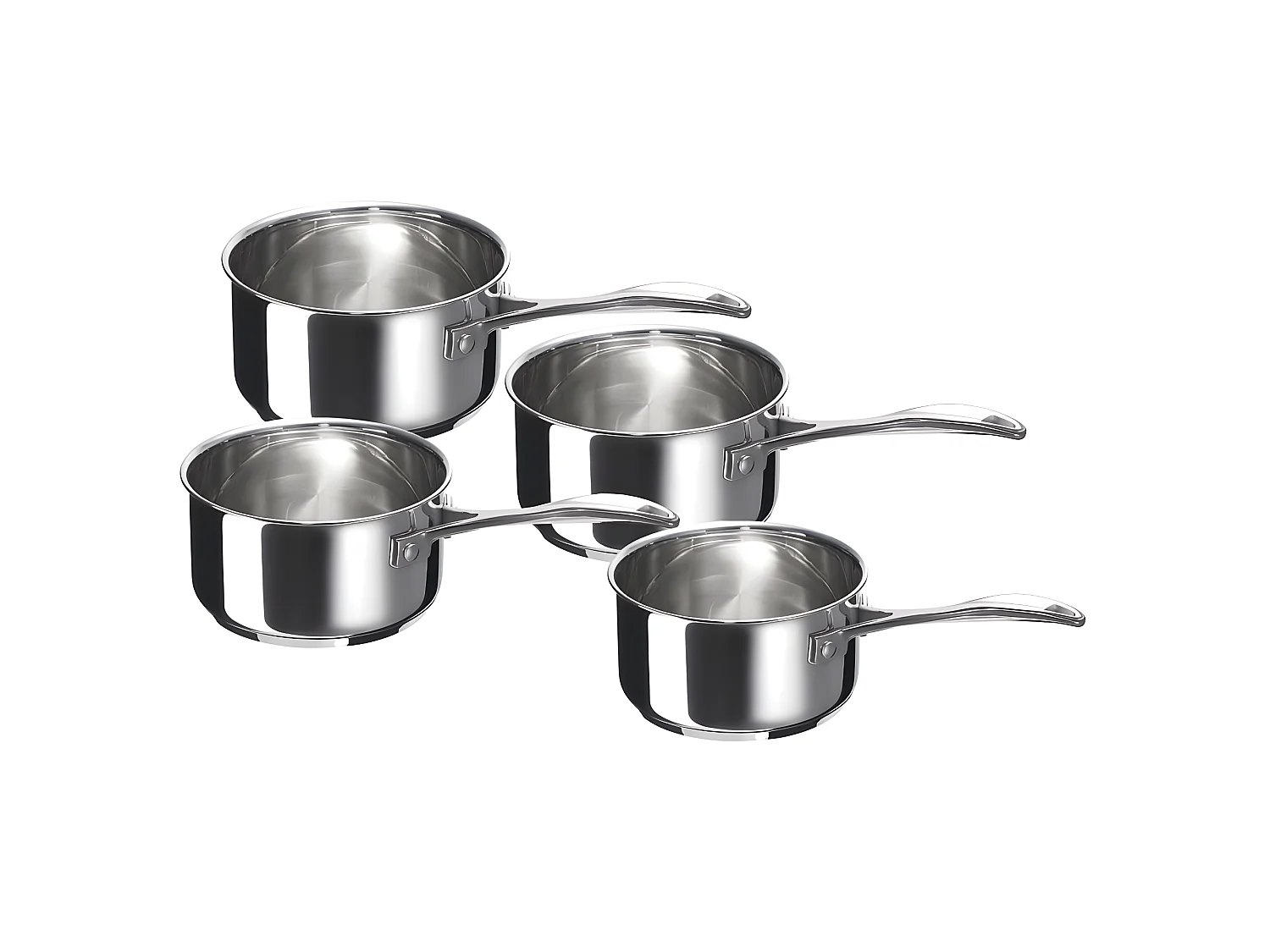 Beka Série de 4 casseroles inox 14/16/18/20cm - 12066984