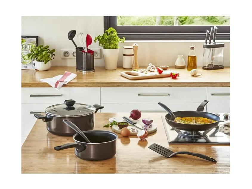 Tefal Casserole inox 14cm marron - B5542702