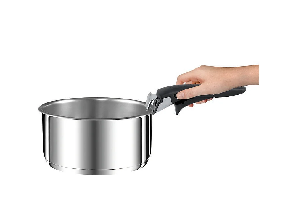 Lot de 2 casseroles 16 et 20 cm Ingenio préférence poignée amovible