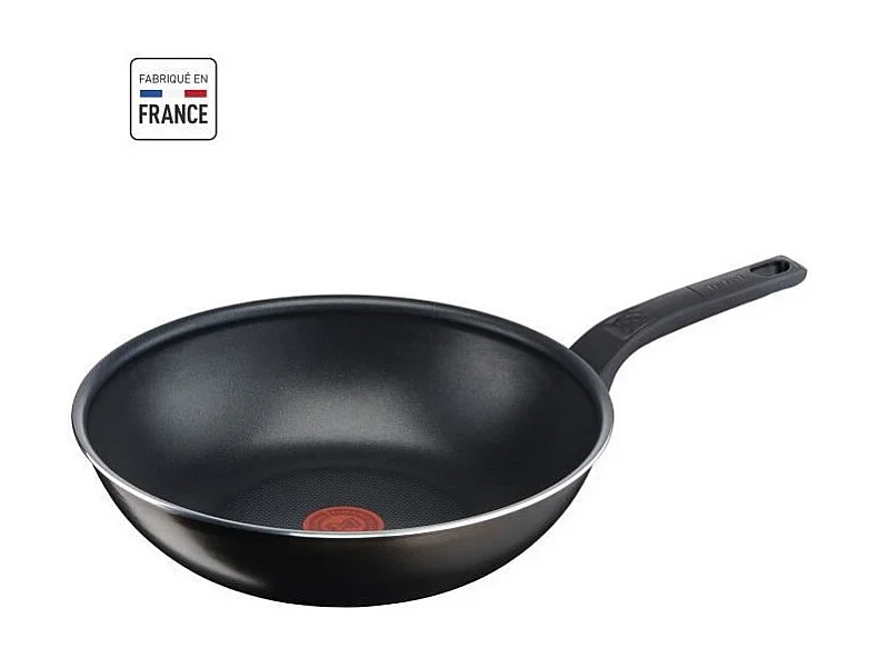Tefal Poêle wok aluminium 28cm noir - b5541902
