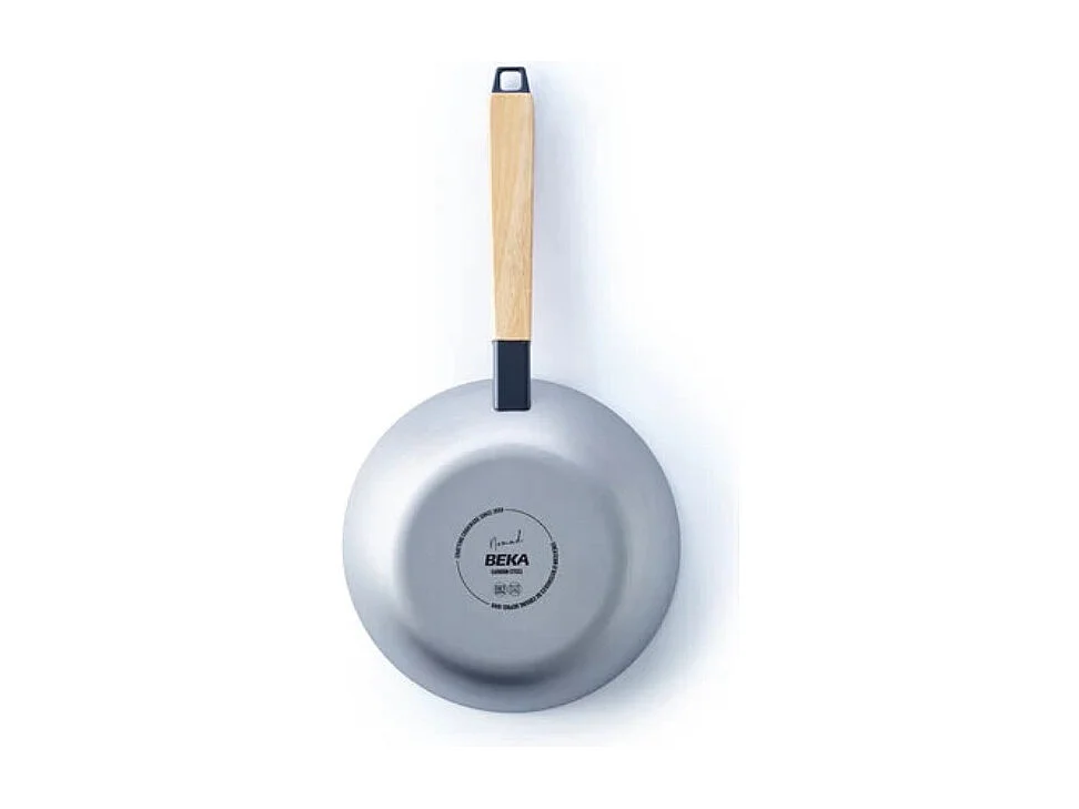 Poêle wok Nomad 31 cm en acier carbone