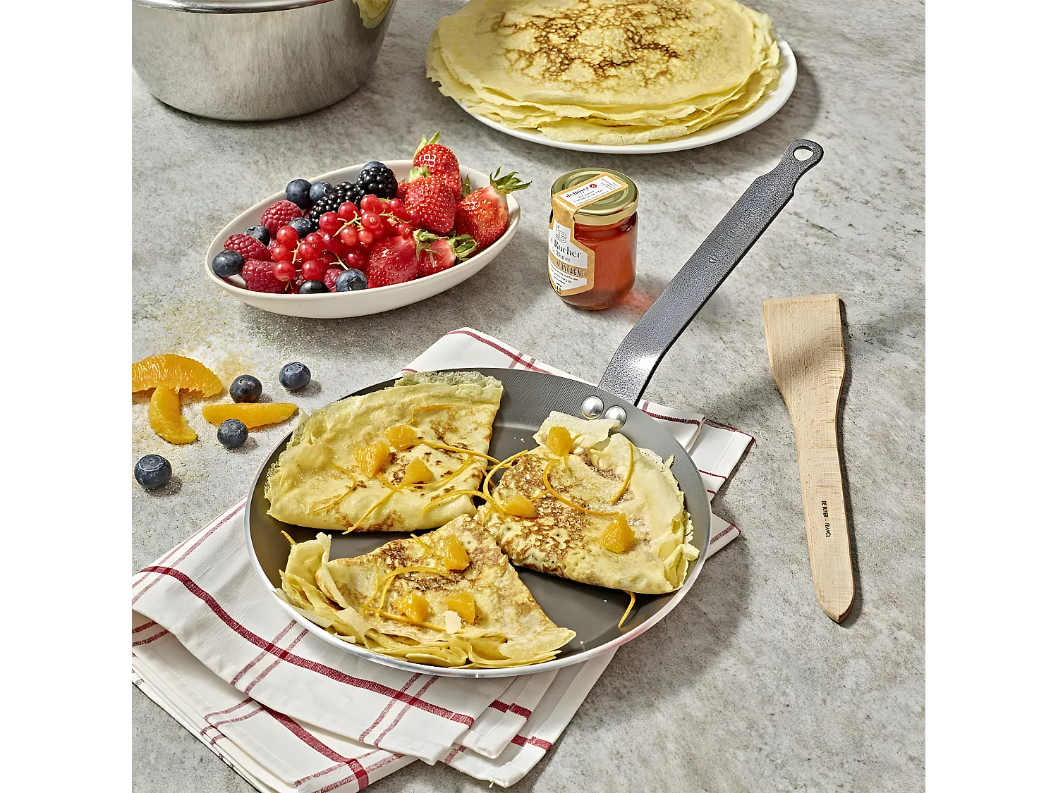De Buyer Crêpière antiadhérent 26cm - 8485.26
