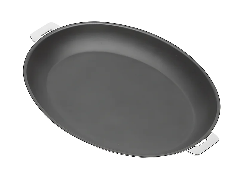 Poêle ovale inox anti-adhérent Exceliss Mutine