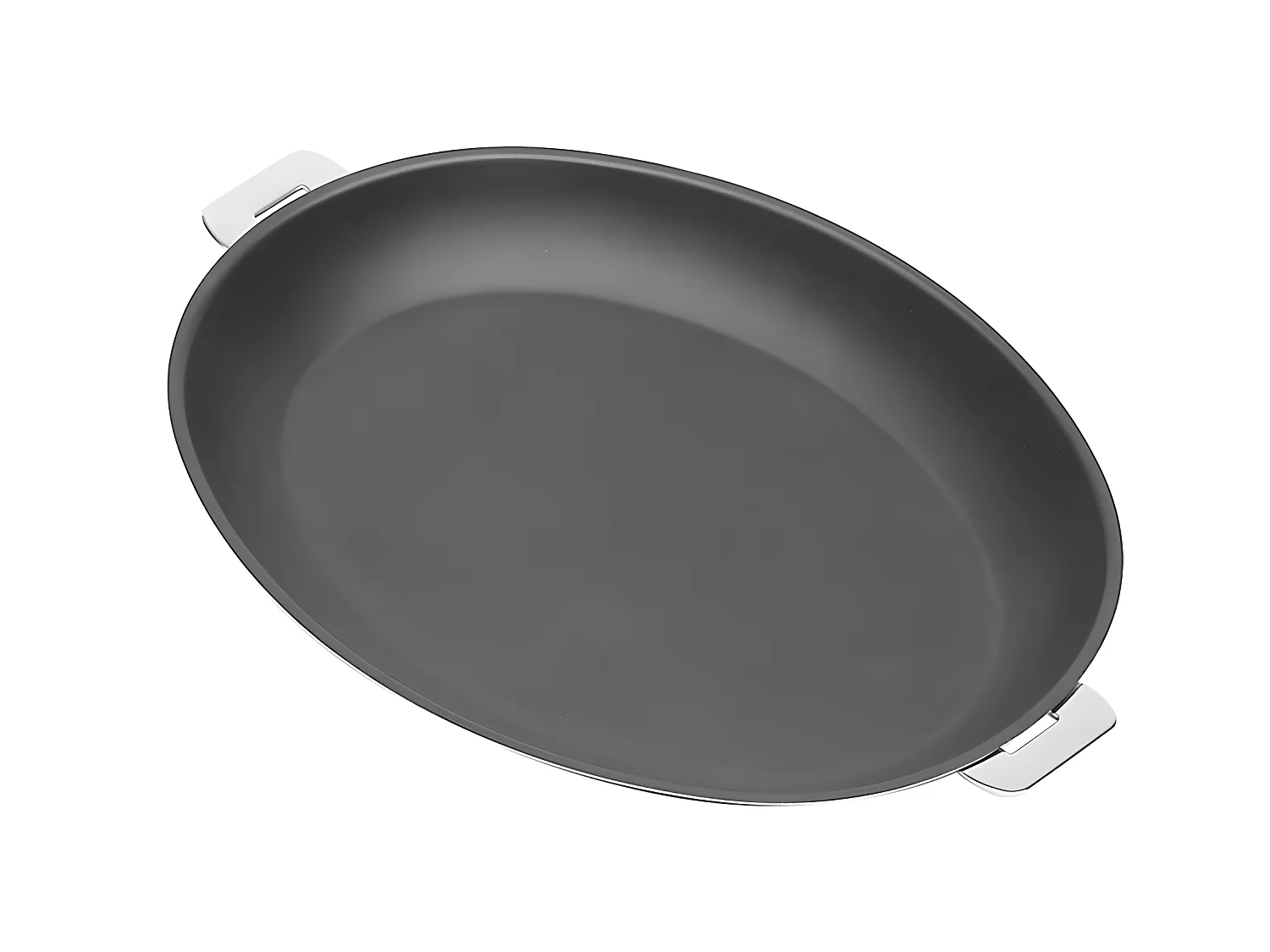 Poêle ovale inox anti-adhérent Exceliss Mutine