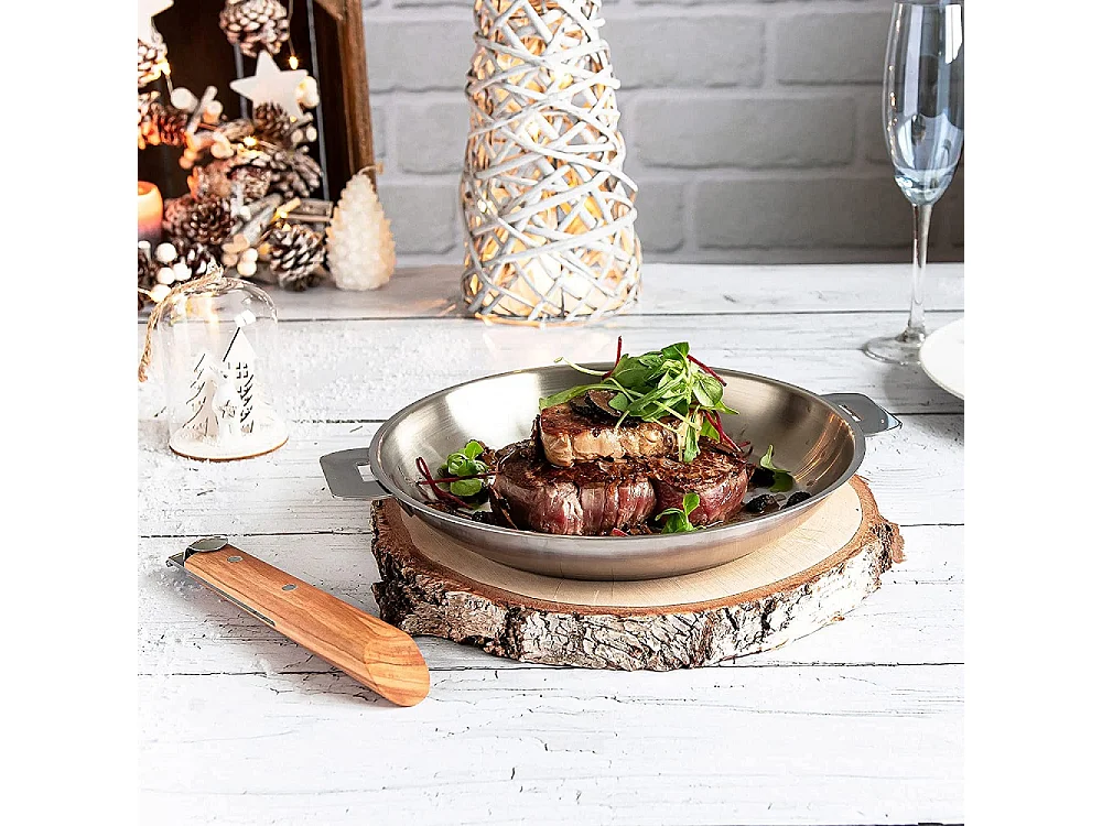 Poêle haute inox Mutine 24 cm