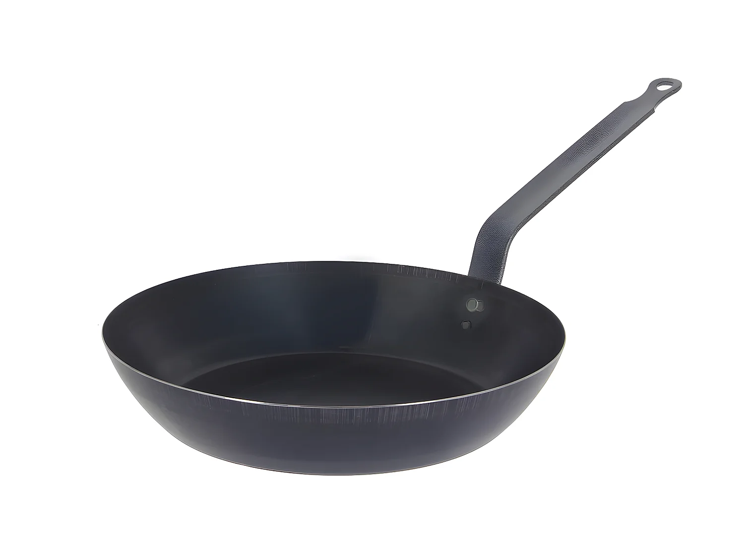 Poêle à frire 26 cm la lyonnaise en tôle d'acier bleuie