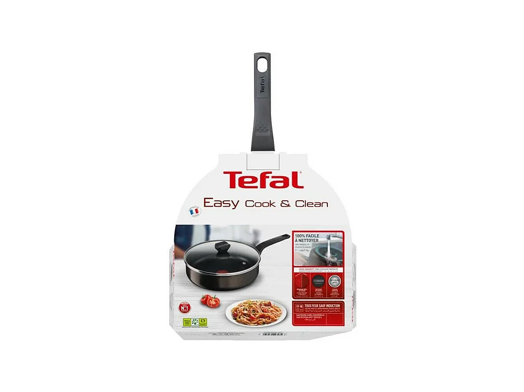 Tefal Sauteuse anti-adhésive 24cm + couvercle - b5543202