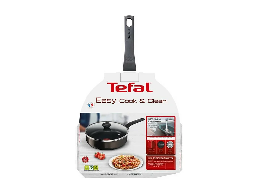 Tefal Sauteuse anti-adhésive 24cm + couvercle - b5543202