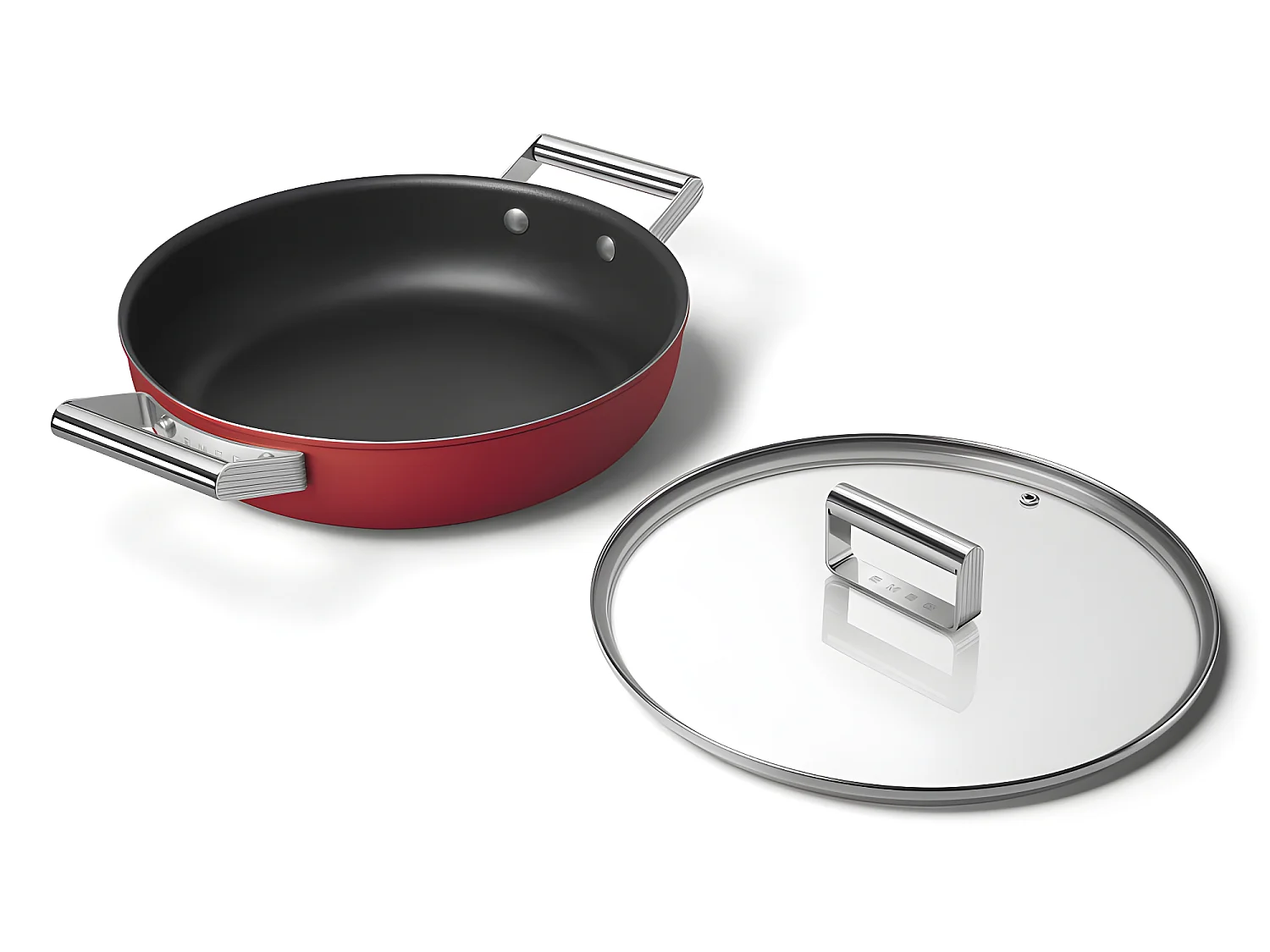 Sauteuse années 50 28 cm Rouge