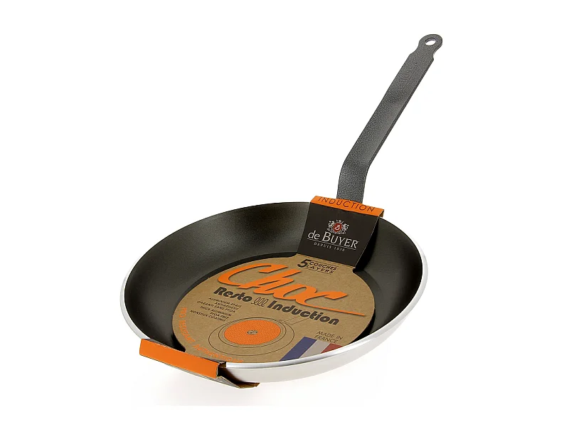 Poêle choc 5 mm resto induction 28 cm