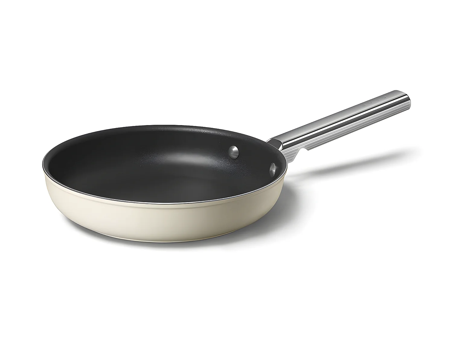 Poêle années 50 26 cm Crème